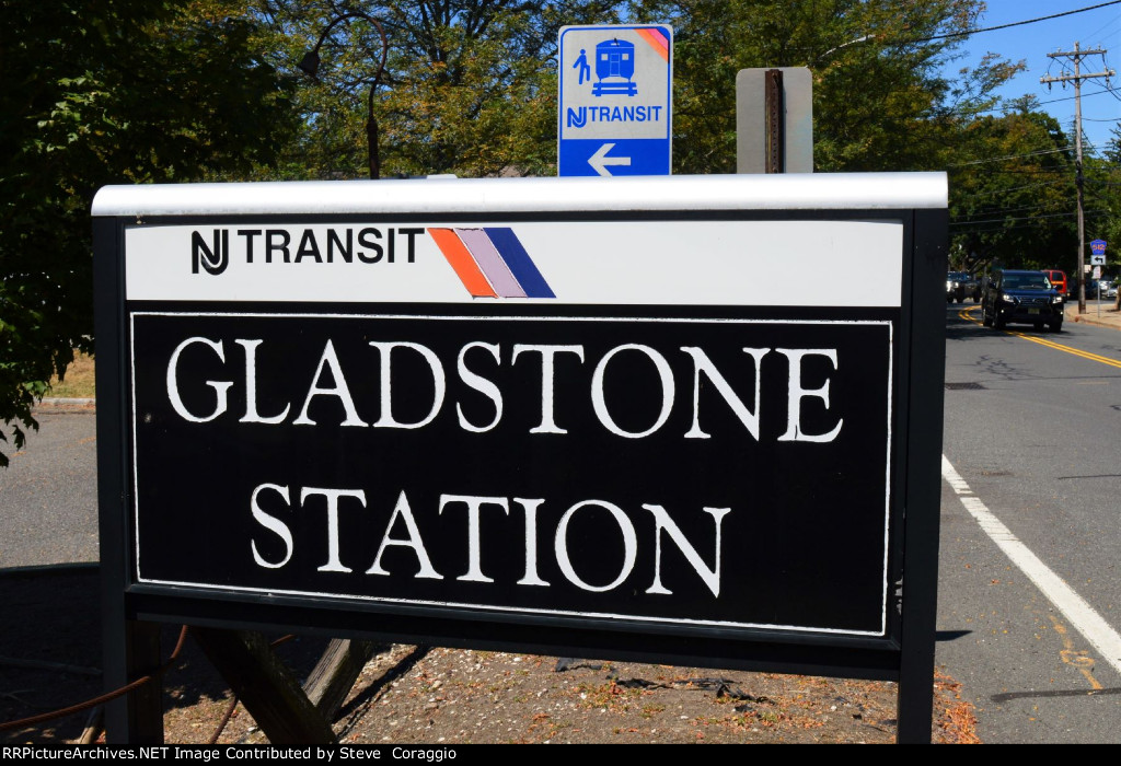 Station Sign Main Street. 